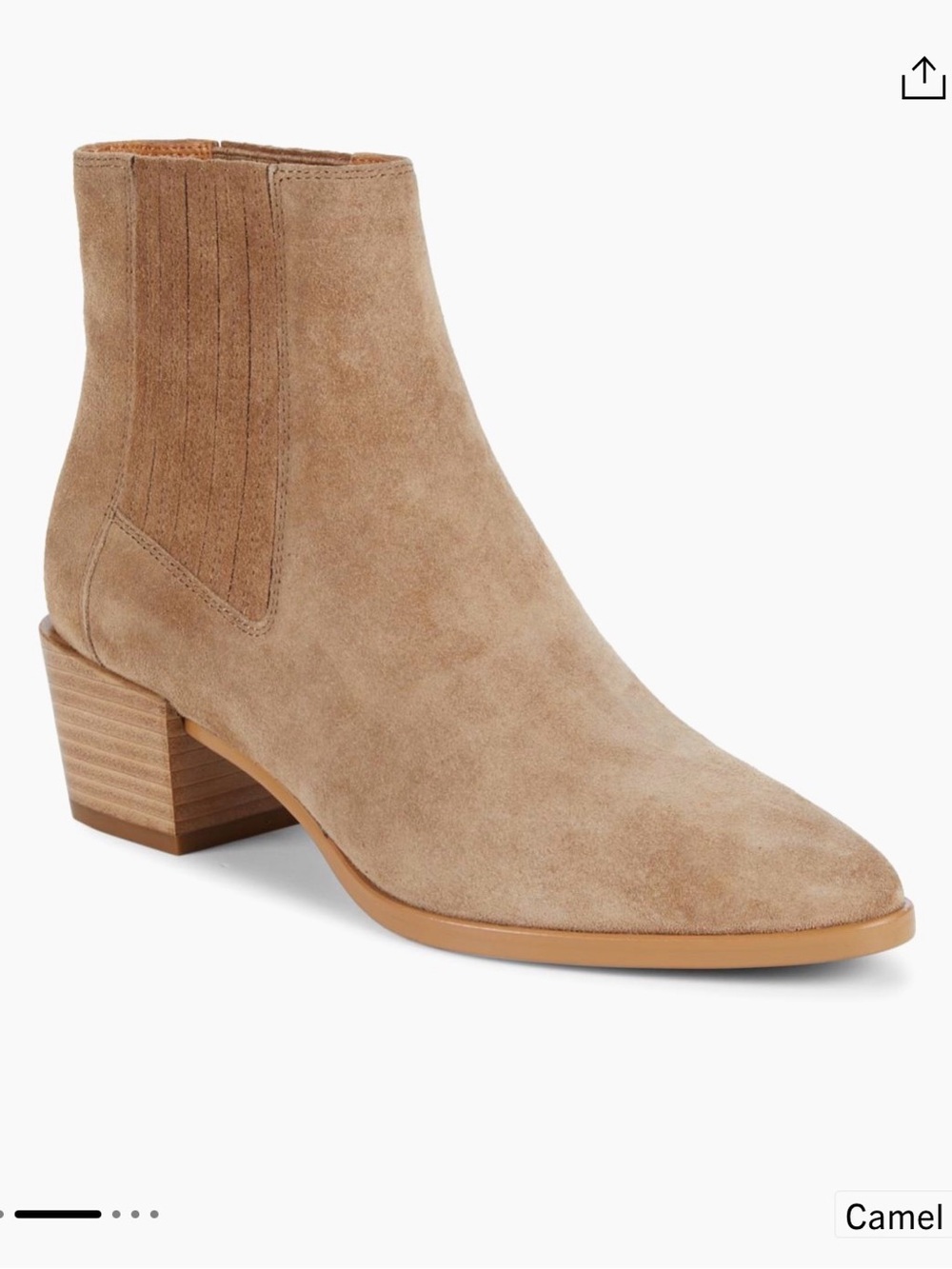 Rover Pleated Suede High Ankle Boots